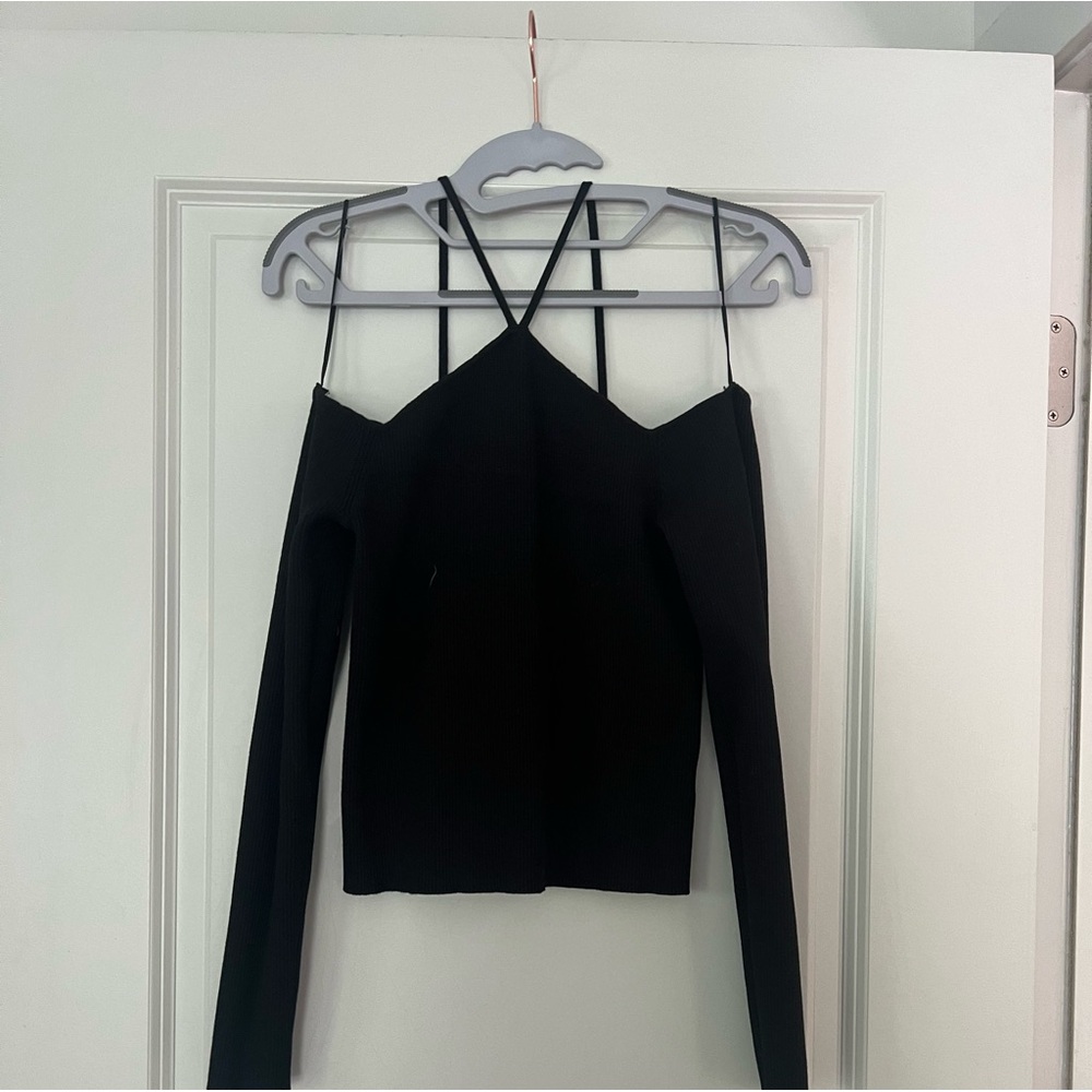 Off the shoulder strapping top